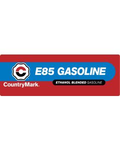 CountryMark E85 GASOLINE DECAL