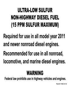 EPA DECAL 1103