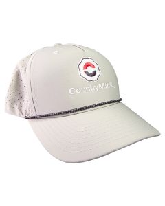 Richardson Laser Perf Performance Rope Cap – Silver
