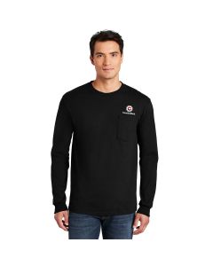 Gildan® - Ultra Cotton® 100% US Cotton Long Sleeve T-Shirt with Pocket