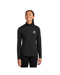 Sport-Tek ® Ladies PosiCharge ® Tri-Blend Wicking 1/4-Zip Pullover