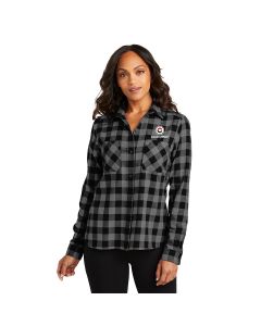 Port Authority® Ladies Plaid Flannel Shirt