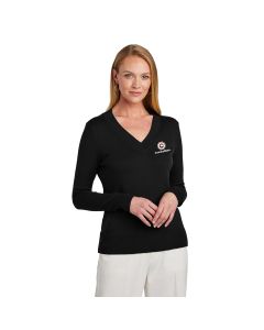 Brooks Brothers® Women’s Cotton Stretch V-Neck Sweater 