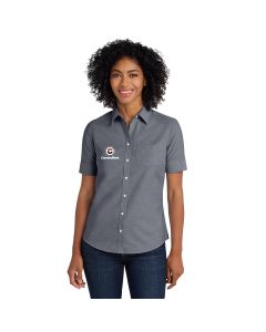 Port Authority® Women's Short Sleeve SuperPro™ Oxford Shirt