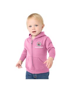 Port & Co™ Infant Core Fleece Full-Zip Hooded Sweatshirt