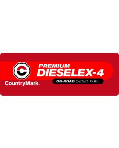 CountryMark DIESELEX-4 ON ROAD DECAL