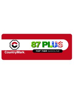 CountryMark 87 PLUS DECAL