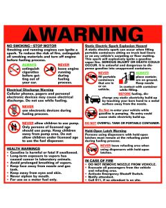 12"X12" WARNING DECALS