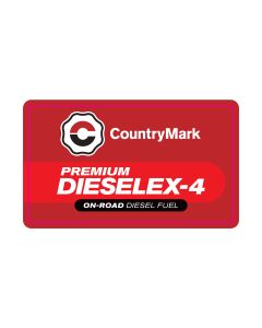 CountryMark PDX-04 On Road - Dispenser Decal - Extra Small - 2.5"X1.43"