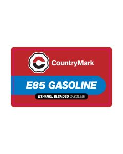 CountryMark E85 - Dispenser Decal - Extra Small - 2.5"X1.43"