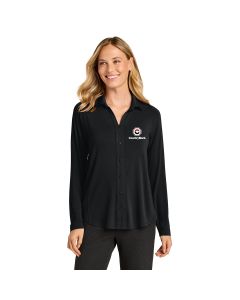 Port Authority® Women’s Luxe Knit Button Tunic