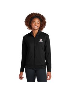 Sport-Tek® Ladies Sport-Wick® Stretch Full-Zip Cadet Jacket