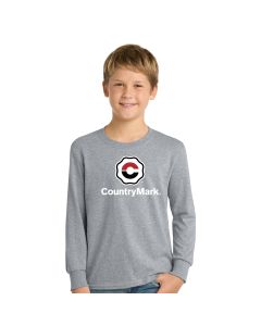 Port & Co™ Youth Long Sleeve Core Cotton Tee
