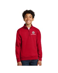 Port & Co™ Youth Core Fleece 1/4-Zip Pullover Sweatshirt