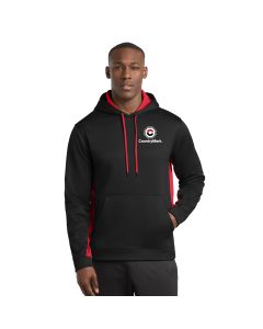 Sport-Tek® Sport-Wick® Fleece Colorblock Hooded Pullover